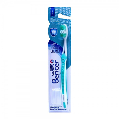 مسواک بنسر (Bencer) مدل Extra Cleaning کد 704 با برس نرم