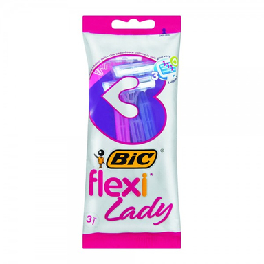 تیغ اصلاح بانوان بیک (Bic) فلکسی لیدی 3 تیغه بسته 3 عددی