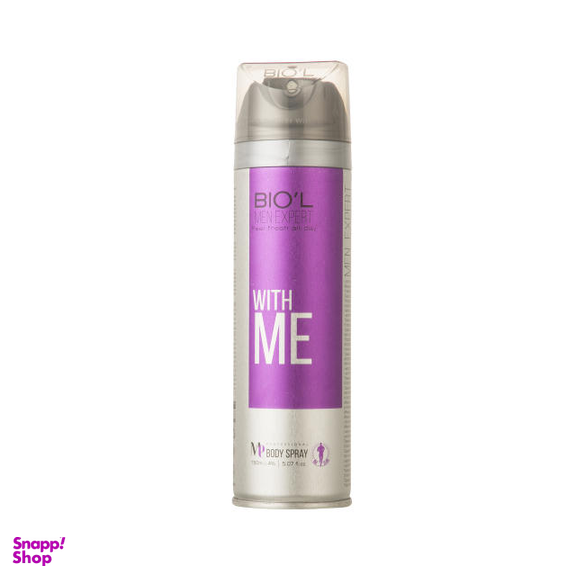 اسپری بدن مردانه بیول (Biol) مدل With Me حجم 150 میلی لیتر