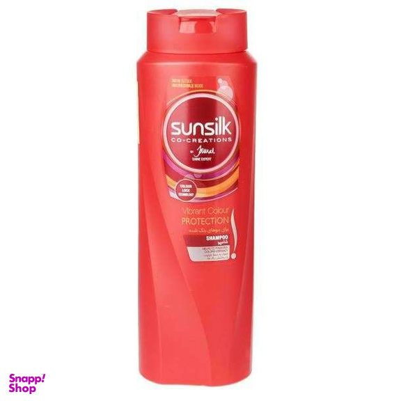 شامپو سان سیلک مدل Vibrant Color Protection مناسب موهای رنگ‌ شده حجم 600 میلی لیتر