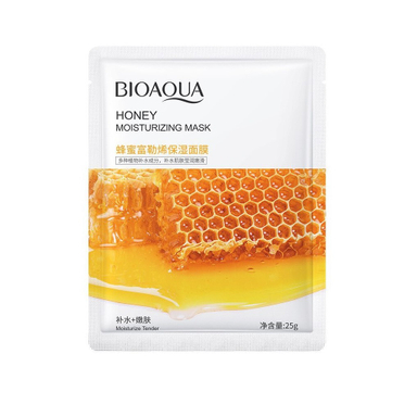 ماسک ورقه ای بایوآکوا (Bioaqua) حاوی عسل وزن 25 گرم