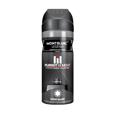 اسپری دیودورانت مردانه پلی هات مومنت (Playhot moment) مدل Mont Blanc Legend حجم 200 میلی لیتر