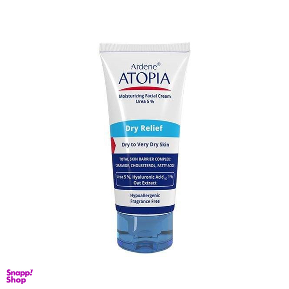 کرم مرطوب کننده صورت آردن سری Atopia مدل Dry Relief حجم 50 میلی لیتر