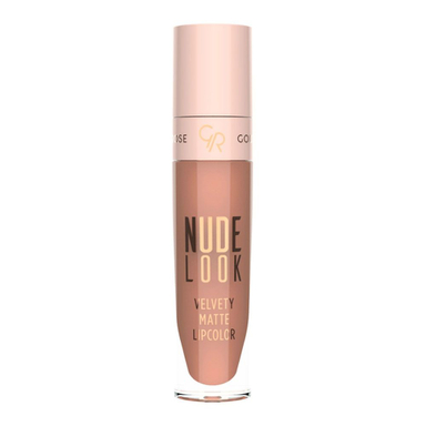 رژ لب مایع مات گلدن رز (Golden Rose) مدل Nude Look