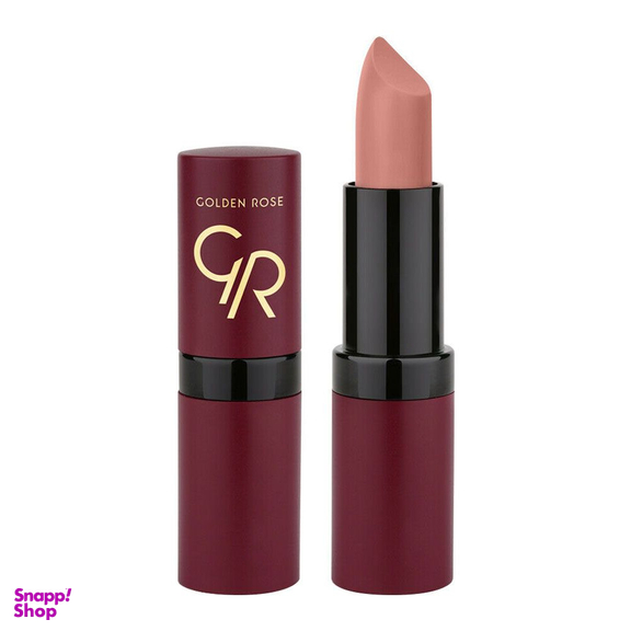 رژ لب جامد گلدن رز (Golden Rose) مدل Velvet