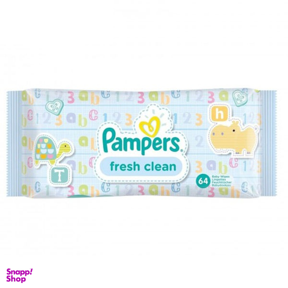 دستمال مرطوب کودک مدل Fresh Clean بسته 64 عددی