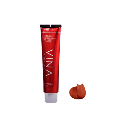 رنگ مو وینا (Vina) شماره 7.4 K6 رنگ بلوند مسی متوسط حجم 125 میلی لیتر