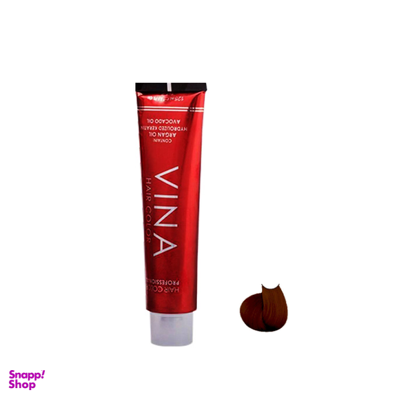 رنگ مو وینا (Vina) شماره 6.34 H5 رنگ عسلی متوسط حجم 125 میلی لیتر