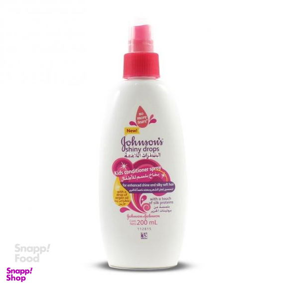 اسپری نرم کننده و درخشان کننده مو کودک جانسون (Johnson) حجم 200 میلی لیتر