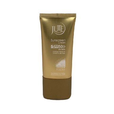 کرم ضد آفتاب ژوت (Jute) با SPF50 مناسب پوست چرب رنگ بژ طبیعی حجم 40 میلی لیتر