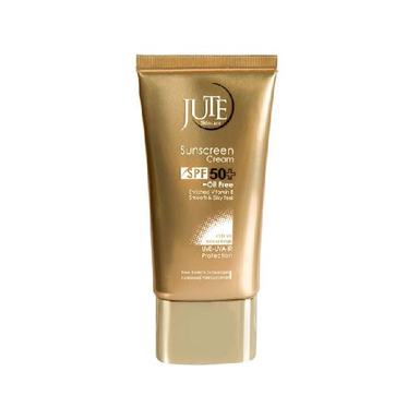 کرم ضد آفتاب ژوت (Jute) مناسب انواع پوست با SPF50 بی رنگ حجم 40 میلی لیتر