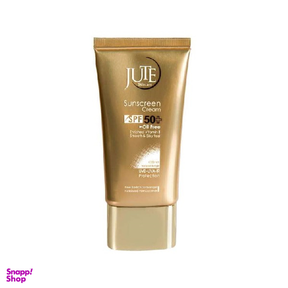کرم ضد آفتاب ژوت (Jute) مناسب انواع پوست با SPF50 بی رنگ حجم 40 میلی لیتر