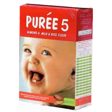حریره بادام پوره 5 (5 Puree) حاوی شیر وزن 240 گرم