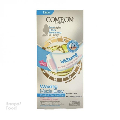 نوار موبر روشن کننده کامان (Comeon) مدل Whitening بسته 12 عددی