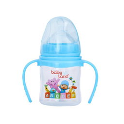 شیشه شیر دسته دار بی بی لند (Baby Land) مدل 408 ظرفیت 150 میلی لیتر