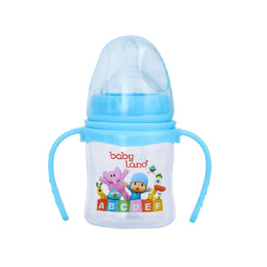 شیشه شیر دسته دار بی بی لند (Baby Land) مدل 408 ظرفیت 150 میلی لیتر