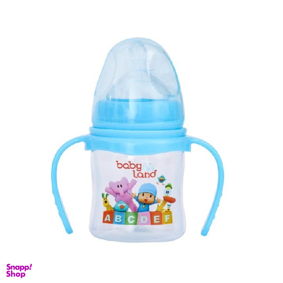 شیشه شیر دسته دار بی بی لند (Baby Land) مدل 408 ظرفیت 150 میلی لیتر
