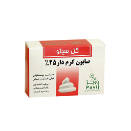 صابون گل سیتو (Gol Cito) مدل کرم دار 25% وزن 125 گرم