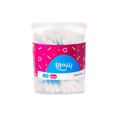 گوش پاکن پنبه ریز مدل Normal کد 03 بسته 100 عددی