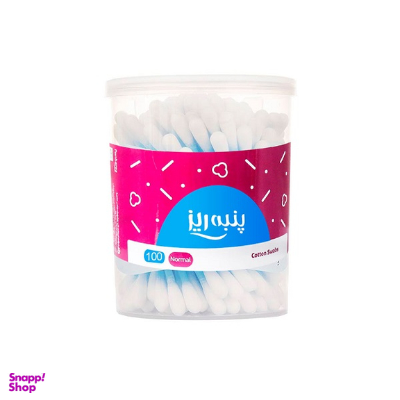 گوش پاکن پنبه ریز مدل Normal کد 03 بسته 100 عددی