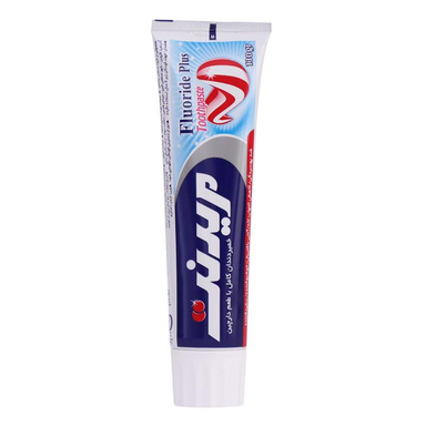 خمیر دندان کامل مریدنت (Merident) مدل دورنگ ژله ای با عصاره دارچین وزن 130 گرم