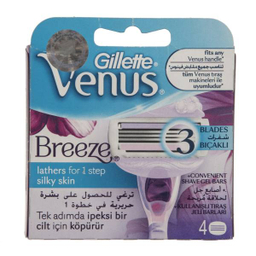تیغ یدک 3 لبه ونوس (Venus) مدل Comfortglide Breeze بسته 4 عددی