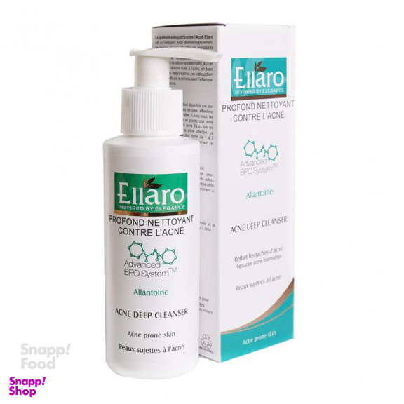 شوینده عمقی الارو (Ellaro) مدل Acne Deep Cleanser حجم 100 میلی لیتر