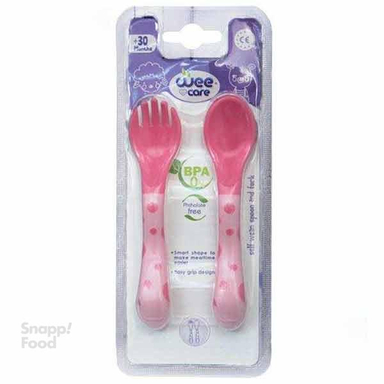 قاشق چنگال وی کر (wee care) مدل طرح دار مهارتی و اموزشی