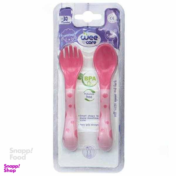 قاشق چنگال وی کر (wee care) مدل طرح دار مهارتی و اموزشی
