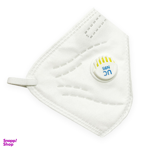 ماسک 6 لایه سوپاپ فیلتر دار N95 رنگ سفید