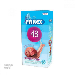کاندوم فوق تاخیری فارکس (Farex) مدل Super Delay 48 بسته 3 عددی