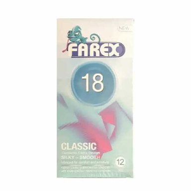 کاندوم فارکس (Farex) مدل Classic 18 بسته 3 عددی