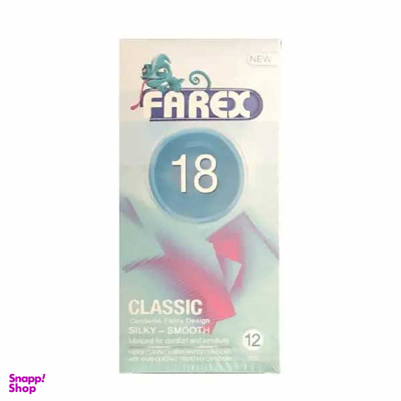 کاندوم فارکس (Farex) مدل Classic 18 بسته 3 عددی