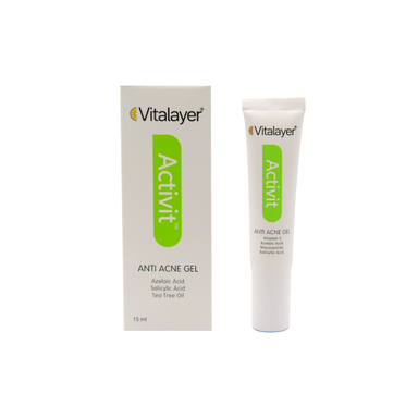 کرم ژل ضد جوش ویتالیر (Vitalayer) مدل Activit حجم 15 میلی لیتر
