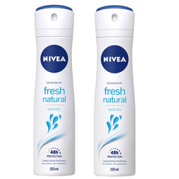 اسپری ضد تعریق زنانه نیوآ (Nivea) مدل fresh natural حجم 150 میلی لیتر بسته 2 عددی