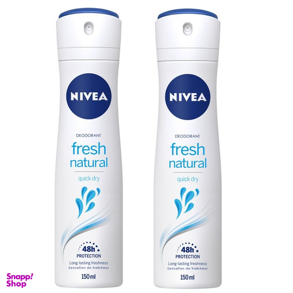 اسپری ضد تعریق زنانه نیوآ (Nivea) مدل fresh natural حجم 150 میلی لیتر بسته 2 عددی