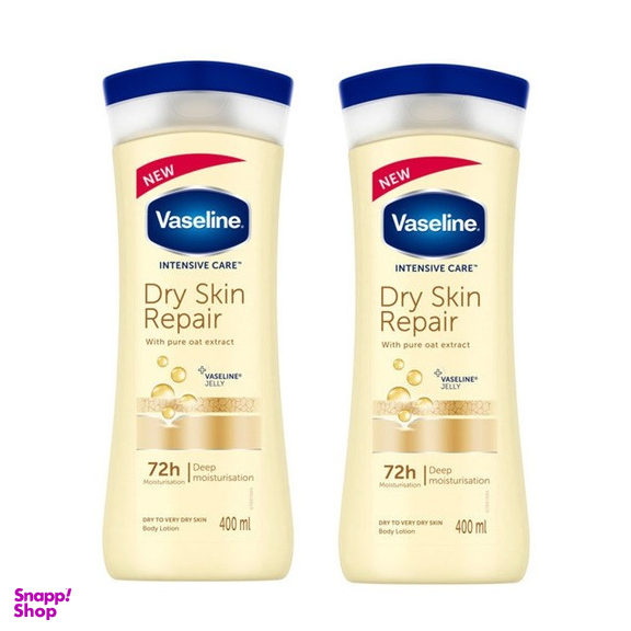 لوسیون بدن وازلین (Vaseline) مدل عسل حجم 400 میلی لیتر بسته 2 عددی