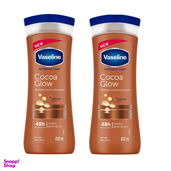 لوسیون بدن وازلین (Vaseline) مدل شکلات حجم 400 میلی لیتر بسته 2 عددی