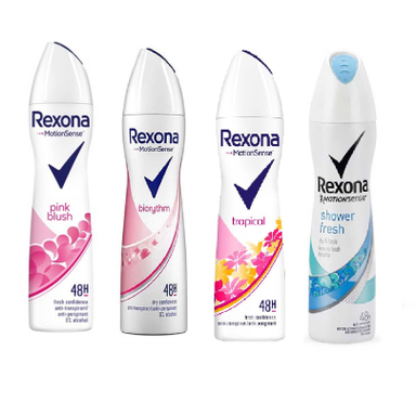 پک اسپری ضد تعریق زنانه رکسونا (Rexona) بسته 4 عددی