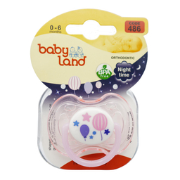 پستانک ارتودنسی بی بی لند (Baby Land) مدل 486