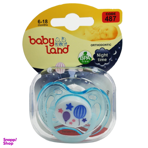 پستانک ارتودنسی بی بی لند (Baby Land) مدل 487