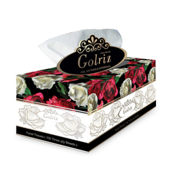 دستمال کاغذی 100 برگ گلریز (Golriz) مدل بوستان