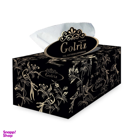 دستمال کاغذی 100 برگ گلریز (Golriz) مدل گلستان