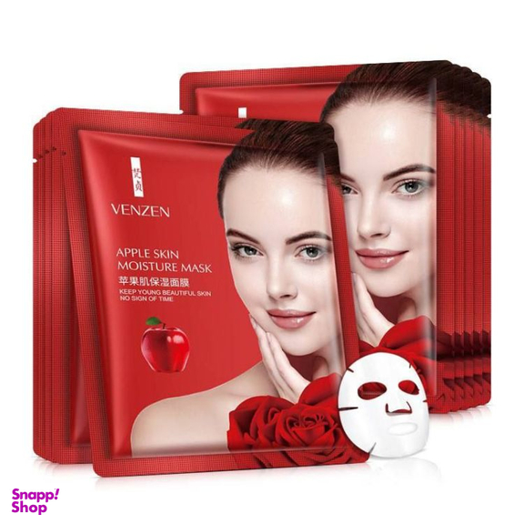 ماسک صورت ونزن مدل Apple skin حجم 25 میلی‌ لیتر