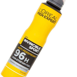 اسپری بدن مردانه لورآل (Loreal) مدل Invincible Sport New حجم 250 میلی‌ لیتر