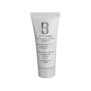 کرم ضد آفتاب بیزانس (Byzance) مناسب پوست خشک با SPF50 شماره 30 رنگ بژ مات حجم 30 میلی لیتر