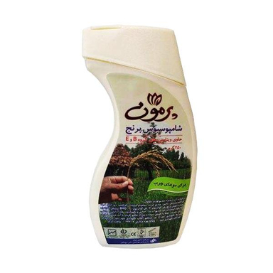 شامپو پرمون (Parmoon) سبوس برنج مناسب موی چرب حجم 250 میلی لیتر