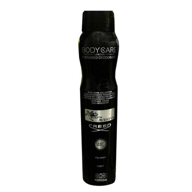اسپری خوشبو کننده بدن مردانه بادی کر (Body Care) مدل Aventus حجم 200 میلی لیتر