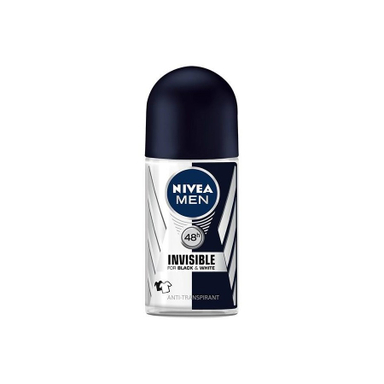 رول ضد تعریق مردانه نیوآ (Nivea) مدل Invisible Black & White حجم 50 میلی لیتر