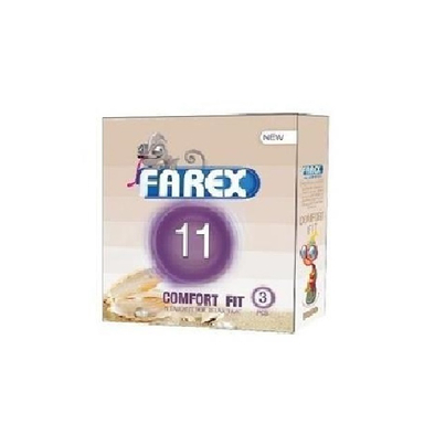 کاندوم فارکس (Farex) مدل Comfort Fit بسته 3 عددی